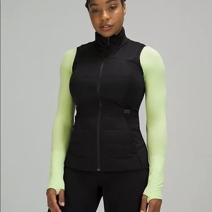 Lulu lemon vest, black, size 4